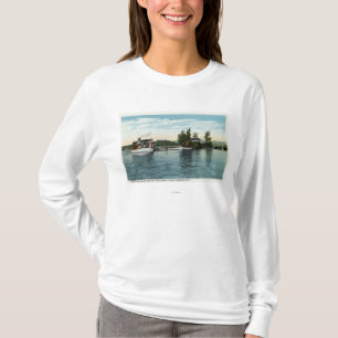 Uncle Sam Dampfer an der Loon-Insel-Landung T-Shirt