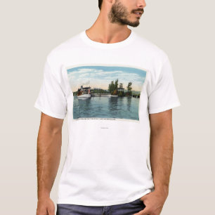 Uncle Sam Dampfer an der Loon-Insel-Landung T-Shirt