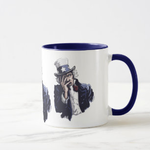 Uncle Sam Facepalm Tasse