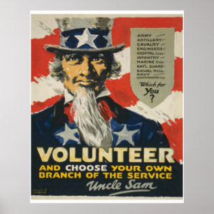 Uncle Sam - Freiwilliger Poster