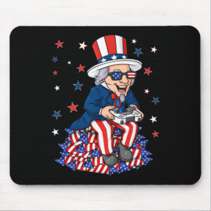 Uncle Sam Game Controller 4. Juli Jungs Kinder die Mousepad