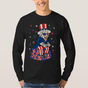 Uncle Sam Game Controller 4. Juli Jungs Kinder die T-Shirt
