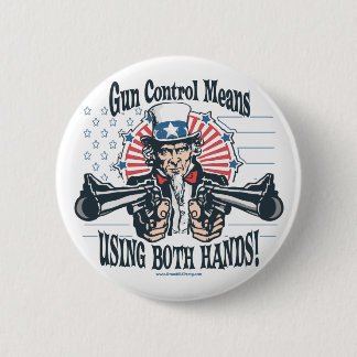 Uncle Sam Gewehr-Kontrollen-Knopf Button