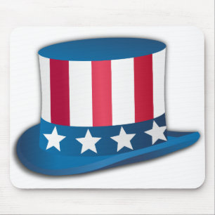 Uncle Sam Hat Mousepad