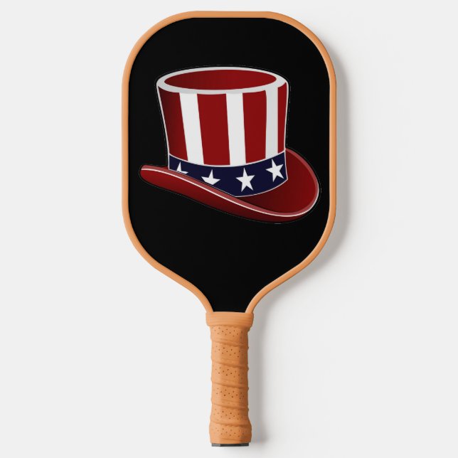 Uncle Sam Hat Pickleball Paddle (Vorderseite)