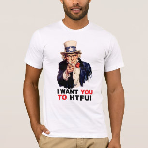 Uncle Sam HTFU - amerikanisches Kleid T-Shirt