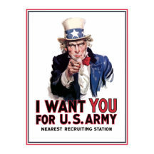 Uncle Sam "I Woll You" — Grenze