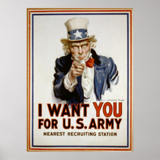 Uncle Sam - Ich Woll dir Poster