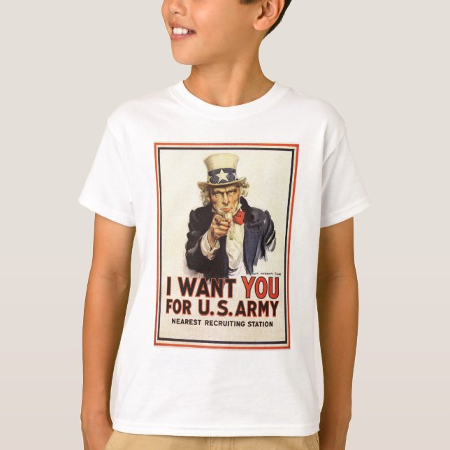 Uncle Sam - Ich Wollte dir T - Shirt (Vorderseite)