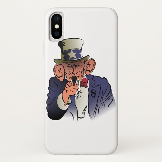 Uncle Sam in Farbe Case-Mate iPhone Hülle (Rückseite)