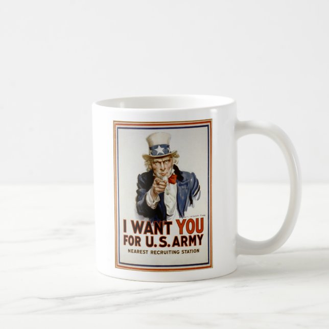 Uncle Sam Kaffeetasse (Rechts)