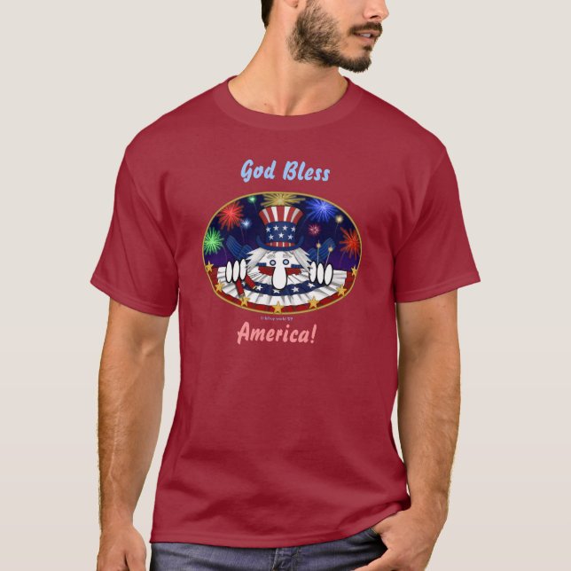 Uncle Sam Kilroy T - Shirt (Vorderseite)