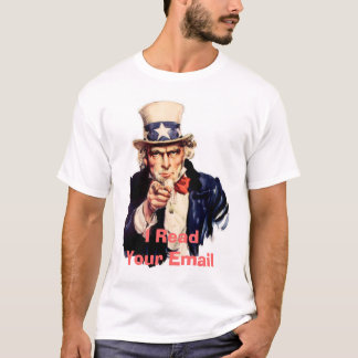 Uncle Sam, Las ich Ihre E-Mail T-Shirt