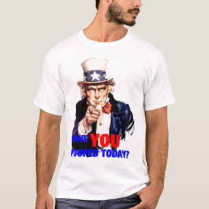 Uncle Sam - Lassen SIE heute kacken T-Shirt