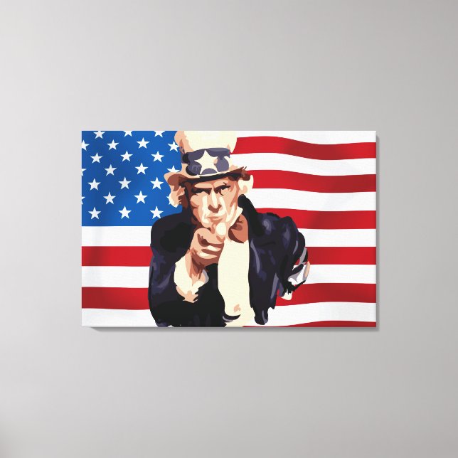 Uncle Sam Leinwanddruck (Vorderseite)