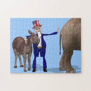 Uncle Sam Lieben Donkeys