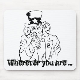 Uncle Sam Listen Mouse Pad Mousepad