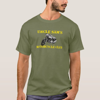 Uncle Sam Motorrad-Verein-T - Shirt
