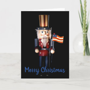 Uncle Sam Nutcracker Feiertagskarte