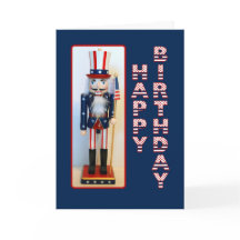 Uncle Sam Nutcracker Happy Birthday