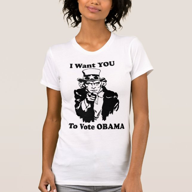 Uncle Sam Obama T-Shirt (Vorderseite)