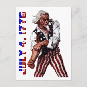 Uncle Sam Postkarte