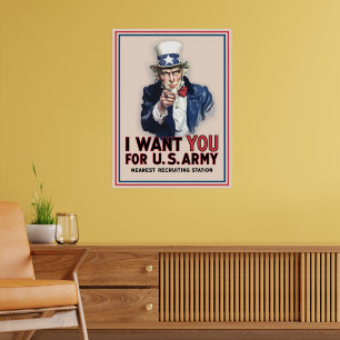 Uncle Sam Recruiting Poster