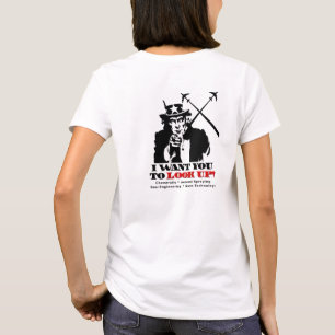 Uncle Sam sagt Stopp Chemtrails T-Shirt