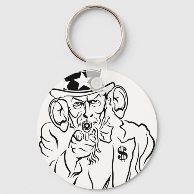 Uncle Sam Schlüsselanhänger (Vorderseite)