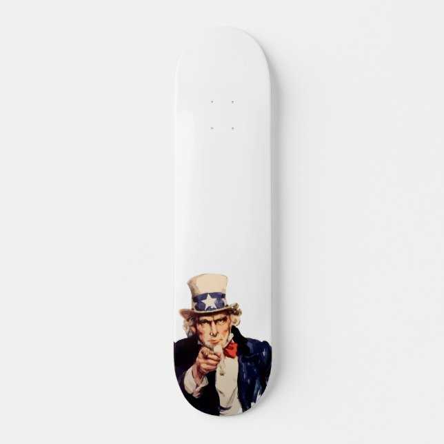 Uncle Sam Skateboard (Vorne)