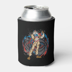 Uncle Sam Stammes- Tarnungs-Jäger-Schädel Dosenkühler