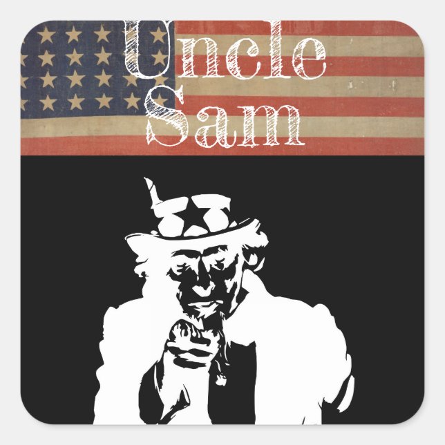 Uncle Sam Sticker (Vorderseite)