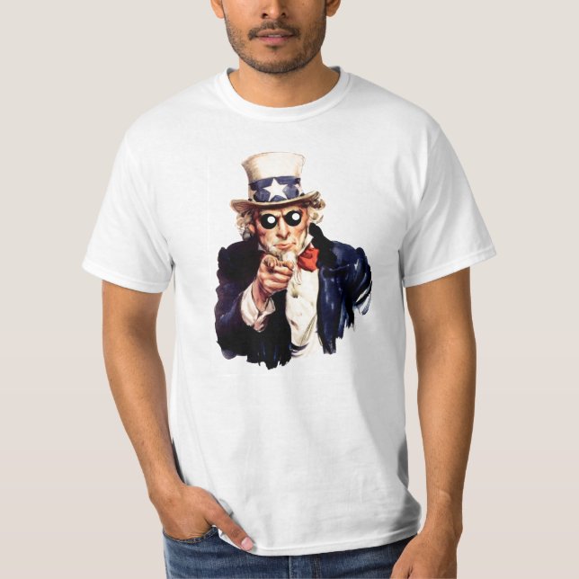 Uncle Sam Toby Eyes T-Shirt (Vorderseite)