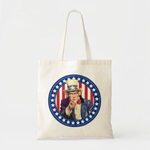 Uncle Sam US Flagge Tragetasche