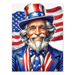 Uncle Sam USA Fotodruck