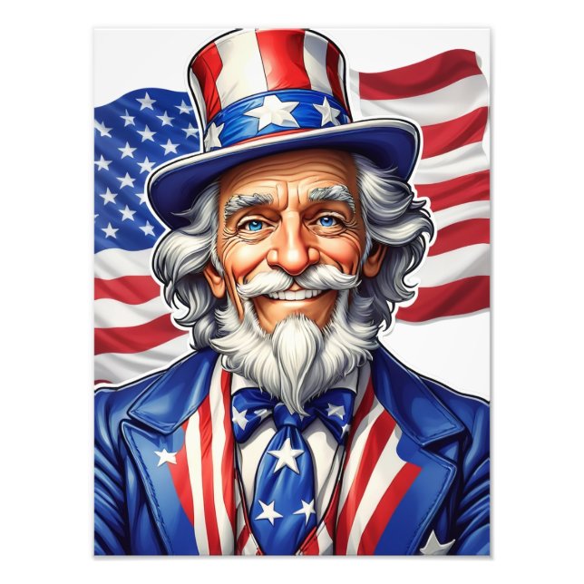 Uncle Sam USA Fotodruck (Vorne)