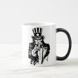 Uncle Sam Verwandlungstasse
