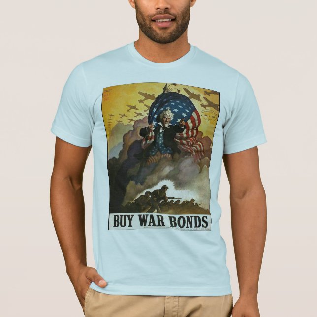 Uncle Sam Weltkrieg 2 T-Shirt (Vorderseite)