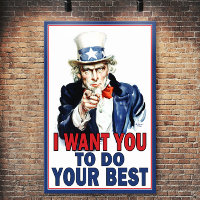 Uncle Sam will dir, IHR BESTES ZU TUN
