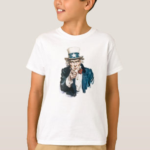 Uncle Sam Will ich Sie besonders anfertige mit T-Shirt