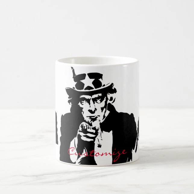Uncle Sam Will Ihnen Thunder_Cove Kaffeetasse (Mittel)