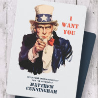 Uncle Sam Will Sie zum Trauzeuge
