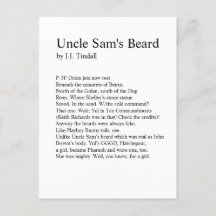 Uncle Sams Bart Postcard