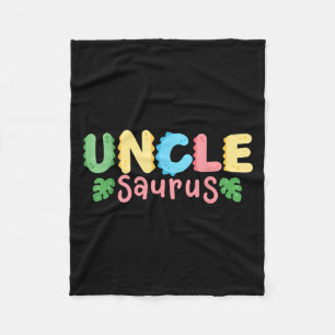 Uncle Saurus Kids Dinosaur Birthday Party Family m Fleecedecke