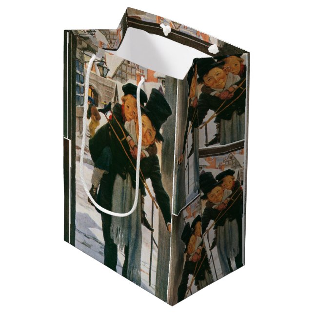 Uncle Scrooge Bag Mittlere Geschenktüte (Vorderseite Schrägansicht)