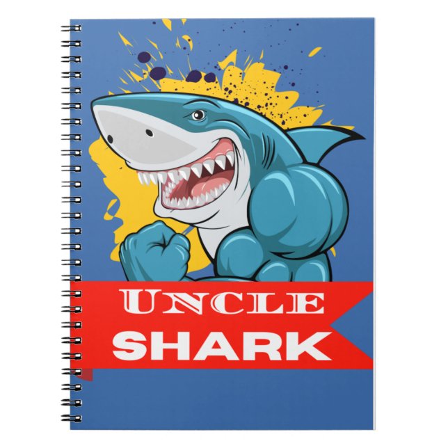 UNCLE SHARK NOTIZBLOCK (Vorderseite)