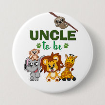 Uncle To Be Jungle Safari Zoo Animal Baby Shoodusc
