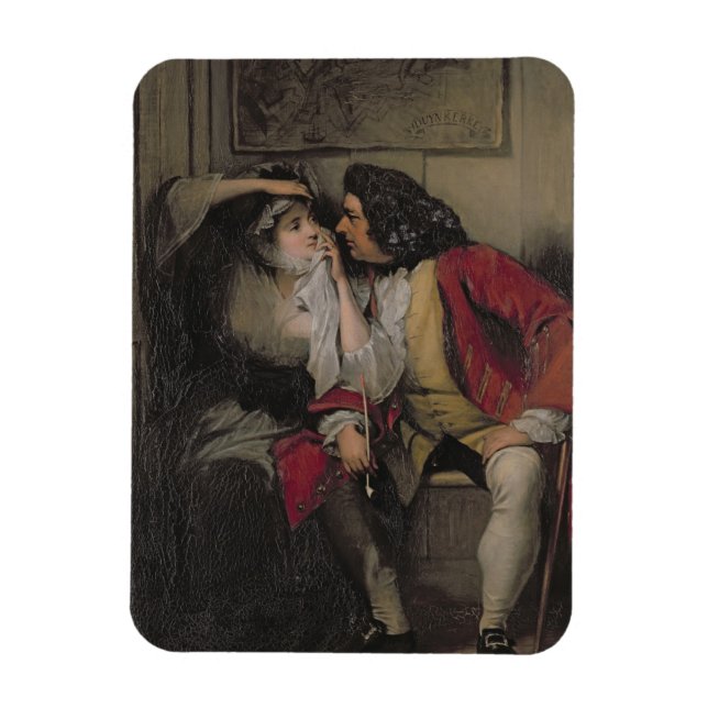 Uncle Toby und Widow Wadman Magnet (Vertikal)