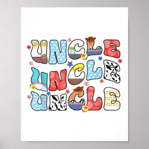 Uncle Toy Funny Story Grandpa Vatertag Frauen m Poster