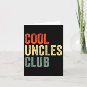 Uncles Shirt Vintag Cool Uncles Club Funny Vaterla Karte